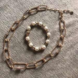 Necklace and bracelet